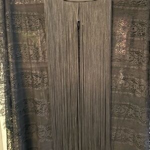 NWOT SHEIN Black Fringe Pants